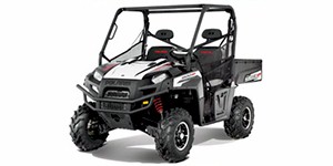 2012 Polaris Ranger XP 800 Black / White Lightning LE
